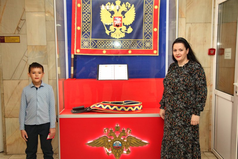 10-летний Тимир Бахтиёров из Щёкино побывал в Управлении регионального УМВД
